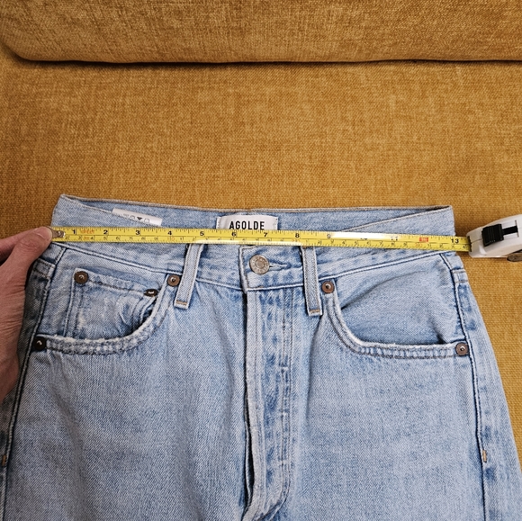 Agolde High Rise Riley Jean, Size 24 - Picture 4 of 8